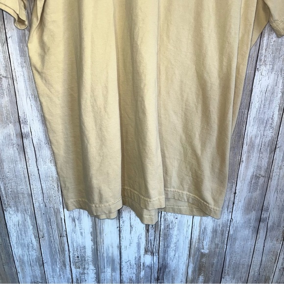 Nike Loose Fit Muted Yellow Athletic Men’s Tee Large - Picture 3 of 5